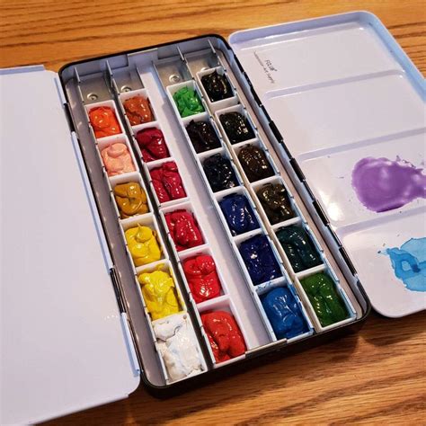 metal watercolor box|Metal Palettes .